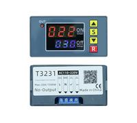 Kfwfuaee Module de minuterie à retard infini avec double affichage numérique pour une minuterie pratique dans différentes applications quotidiennes Minuterie électronique