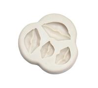 Kfwfuaee Moule en silicone à lèvres rouges pour sucre, gâteaux, bonbons, biscuits, chocolats, blocs de glace, desserts français, décorations de gâteau, lèvres rouges, biscuits, moule en silicone pour