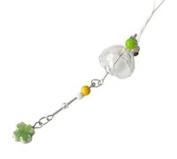 Kfwfuaee Porte-clés en alliage robuste Monastère élégant Porte-clés tomate Téléphone Lanyard Ornement pour les amoureux de la nature