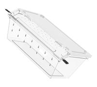 Kfwfuaee Réservoirs respirants pour lézards serpents grillons en acrylique transparent pour nourriture, nettoyage facile pour amphibiens et reptiles