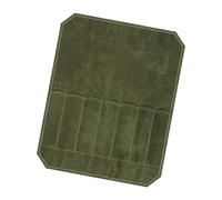 Kfwfuaee Sac à couteaux de chef, sac à couteaux en toile cirée, étui portable pour couteaux de chef, pochettes, porte-couteaux de cuisine robuste, Vert