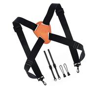 Kfwfuaee Sangle de poitrine réglable pour jumelles - Appareil photo professionnel - Ceinture télescopique pour hommes et femmes - Sangle de poitrine confortable pour la randonnée