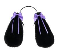 Kfwfuaee Serre-tête oreilles d'animal pour carnaval fait à la main - Costume de diable