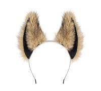 Kfwfuaee Serre-tête oreilles de chat renard loup accessoire de cheveux pour Noël, Halloween, fête costumée