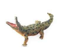 Kfwfuaee Simulation Alligators Figurine Modèle Résistance à l'usure Enfants Animal Sauvage Développement sensoriel Cognitif Figurine Décorations de bureau Décors Éducation Alligator Réplique Jouet