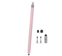 Kfwfuaee Stylet tactile 3 en 1 - Deux pointes de précision - Tête en caoutchouc souple pour tablettes smartphones - Ne raye pas - Expérience de deux styles finis avec précision et lisse
