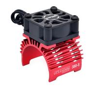 Kfwfuaee Télécommande de voiture sans balais Ventilateur de refroidissement à haute vitesse Accessoires de mise à niveau pour modèle de véhicule Partie télécommande Dissipateur thermique