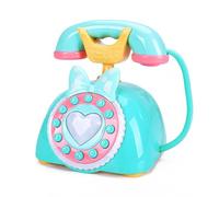 Kfwfuaee Téléphone jouet bilingue Téléphone de jeu interactif Structure en plastique pour enfants Éducation précoce Avec musique et effet sonore Pour enfants Électronique Téléphone portable