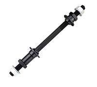 KFXYSM Axe de Roue Avant Arrière,AXE dE Roue Velo 150 / 180mm vélo ou Avant moyeu de Roue arrière de l'essieu Noir Bicyclette Arbre essieu de Mise à Niveau pièce de Rechange(Rear Axle)