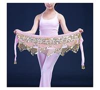 KFXYSM Ceinture Danse Orientale Belly Dance Taille Chaîne Hand Foulard Bellydance Ceinture de la Ceinture Danse Tenue Danse Orientale Femme(Pink)