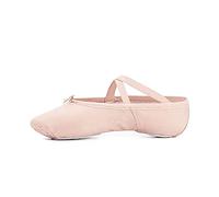 KFXYSM Chaussures de Ballet, Chaussons Ballet Fille Chaussures de Ballet Adultes Durable Toile Triangulaire Arch Design pour Femmes Filles(Pink,10)