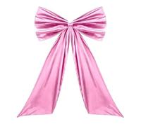 KFXYSM Gros Noeud Sapin De Noel,Gros Noeud Cadeau Grand Nœud Rose for Toile De Fond, Décoration Murale Salle Fête d'anniversaire, Ruban Géant À Suspendre, Cadeau(Pink)