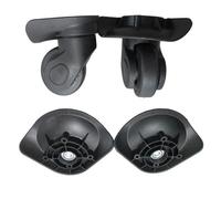 KFXYSM Roulette Valise Remplacement Portables 2 Paires de roulettes Rechange A19 for valises Voyage, Accessoires réparation et Bricolage(Large Black)