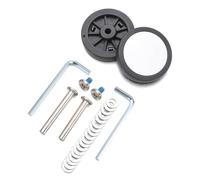 KFXYSM Roulette Valise Remplacement Portables Kit de réparation Roues silencieuses, 8 pièces, avec vis, for valises, Bagages, essieux, roulettes, Bricolage(55.5mm x 12mm)