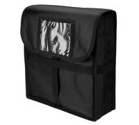 KFXYSM Sac Isotherme Livraison,Sac à Pizzas Sac De Livraison Pizza 11 Pouces, Boîte Pique-Nique Résistant À l'usure, Isolé Thermique Emporter, Conteneur Stockage des Aliments Frais(Black)