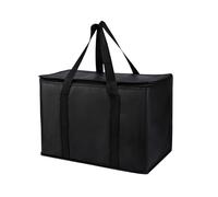 KFXYSM Sac Isotherme Livraison,Sac à Pizzas Sac Fourre-Tout Isolé De 43l, Épicerie, Fruits, Aliments, Repas, Grand Stockage, Refroidisseur, Livraison, Étui Thermique À Fermeture Éclair