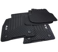 kfz-premiumteile24 Lot de 4 tapis de sol d'origine, compatibles avec A3 S3 RS3 (8Y) Sportback Berline Allstreet à partir de 2020, en caoutchouc, toutes saisons, noirs