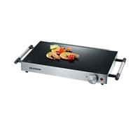 KG 2385 Design glass grill - Gril -électrique - 862.5 cm ² - inox/noir