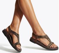 KG Kurt Geiger Brown ROWE Sandals