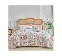 Kg2bVw9dP Ensemble de Housse de Couette Parure de lit 3 pièces avec Housse Couette Style Pastoral Floral, Douce et agréable for la Peau, Motif botanique Ensemble de literie(160x220cm)