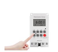 KG316S 7 Days Weekly Digital Electronic Lighting Timer Programmable TIME SWITCH Relay Interval 1 Second High Load 25A AC 220V NWPNLXEA