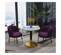 KG7HQRP Accueil Salon Tables et chaises Cuisine Table à manger 3 pièces Réception simple Table de loisirs Café Salon de beauté Salon (couleur : vert) (violet)