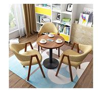 KG7HQRP Accueil Table et Chaise Combinaison Balcon Jardin Loisirs Cuisine Salle à Manger Table et Chaise Ensemble Bureau Réception Café Hôtel (couleur : vert) (Kaki)