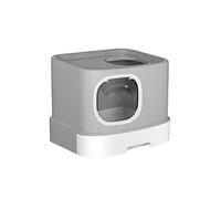 KG7HQRP Bac à litière pour chat entièrement fermé anti-éclaboussures, déodorant type tiroir sans sable/pas de fuite d'urine/facile à pelleter, fournitures pour chat