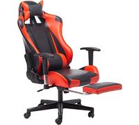 KG7HQRP Chaise de bureau ergonomique pour rénovation, chaise de bureau, chaise de jeu, chaise rotative à 360 degrés avec coussins amovibles, hauteur réglable (couleur : noir, taille : sans