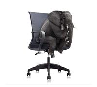 KG7HQRP Chaise de bureau moderne, en maille, noire, hauteur réglable, 800 kg, largeur 65 x 70 x hauteur 100-105 cm, pour bureau et étude