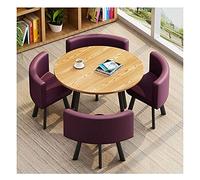 KG7HQRP Ensemble de salle à manger pour petits espaces de cuisine, bureaux et chaises pour salons, supermarchés, boutiques de gâteaux, magasins de thé, magasins de vêtements, cafés, bureaux (couleur