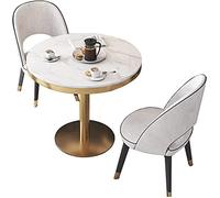 KG7HQRP Ensemble table de salle à manger ronde moderne - Table de négociation - Table de négociation - Table de réunion - Réception - Café - Hôtel - Restaurant - Terrasse - Salon - Chambre (1+2 - 60