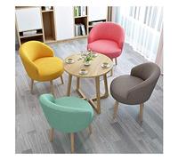 KG7HQRP Table à manger et chaise combinaison bureau réception loisirs table café dessert magasin balcon salon table à thé hôtel (couleur : quatre couleurs)