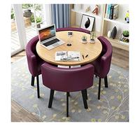 KG7HQRP Table à manger et chaise combinaison salon cuisine table à manger design moderne table de loisirs bureau salon (couleur : B)