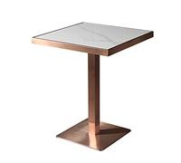 KG7HQRP Table basse carrée en métal pour salon ou balcon