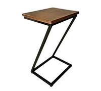KG7HQRP Table d'appoint en bois massif, table basse en métal, table de collation de salon -40 cm x 32 cm x 65/70 cm (taille : 40 x 32 x 70 cm) (One Color 40 x 32 x 70 cm)