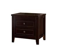 KG7HQRP Table de chevet rétro en bois massif avec tiroir de rangement pour chambre à coucher, table de chevet 2 tiroirs