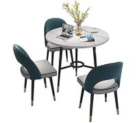 KG7HQRP Table de magasin et chaise combinaison de table d'affaires réception conférence négociation boutique maison table à manger loisirs table ronde 80 cm (taille : 1+4) (1+3)