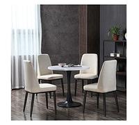 KG7HQRP Tables et chaises de négociation Petite table ronde Café Décontracté Simple Tea Shop Restaurant Balcon Tea Shop Boulangerie Cake Shop (couleur : bleu, taille : 70 cm) (beige 60 cm)