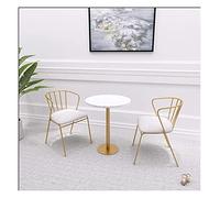 KG7HQRP Tables et chaises de salon de thé Cafe Dessert Boutique de boissons Thème Restaurant Tables et chaises Magasin de vêtements Hôtel Réception Table Bureau (taille : carré) (rond)