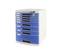 KG7HQRP Trieur de tiroirs de bureau à 8 couches verrouillables - Tiroir de rangement de données de bureau - Organisateur de tiroir de bureau - Rose (30 cm, 40 cm, 45 cm)