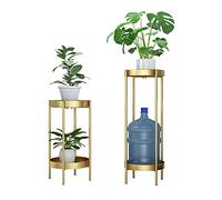 KG7HQRP Un lot de 2 tables d'appoint empilables de salon, tables gigognes, supports de fleurs, tables de chevet de chambre à coucher, peut accueillir 15 kg (couleur : B) (B)