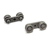 KGA Supplies Ensemble de roulettes de tiroir compatible avec les modèles de lave-vaisselle Beko DWD8657S, DWD8657W, DWD8657X, DWLT68, FDW45