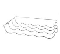 KGA SUPPLIES Étagère chromée pour bouteilles de vin compatible avec réfrigérateur congélateur Beko