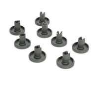 KGA Supplies Kit de roues de panier inférieur compatible avec les modèles de lave-vaisselle Zanussi ZDF215F, ZDF219, ZDF220, ZDF220X, ZDF221