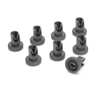 KGA Supplies Kit de roulettes pour panier supérieur compatible avec les modèles de lave-vaisselle Zanussi ZDT311, ZDT313, ZDT6053, ZDT100, ZDT110, ZDT200