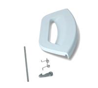 KGA Supplies Kit poignée de porte blanche compatible avec machine à laver Hotpoint WMPG762PUK, WMSEF621PUK, WMSFG621PUK