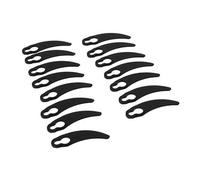 KGA SUPPLIES Lot de 15 lames de tondeuse à gazon en plastique à clipser pour Challenge N1F-HM-280 1000A