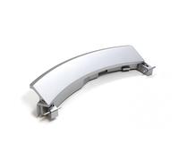 KGA Supplies Poignée de porte argentée compatible avec lave-linge Bosch WAS28492CH/38, WAS28492CH/45, WAS28492SN/01, WAS28493/01