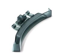 KGA Supplies Poignée de porte noire compatible avec machine à laver Hoover DXOA510AHK7/1-17, DXOA510AHK7R1-17, DXOA610AHFN7B-80, DXOA611AHF3/1-17